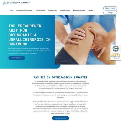 Top WordPress Website | Orthopädicum Dortmund