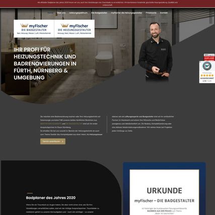 Top WordPress Website | Fischer Sanitär und Heizungstechnik