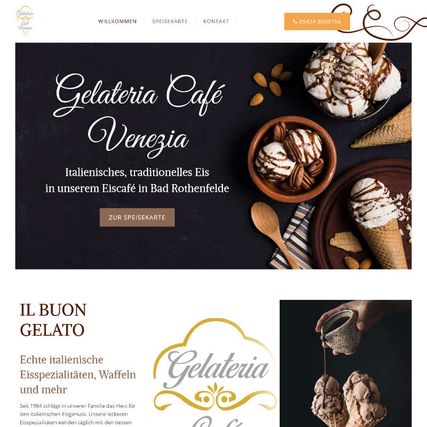 Top 5 Website | smartsite pro | Gelateria Café Venezia