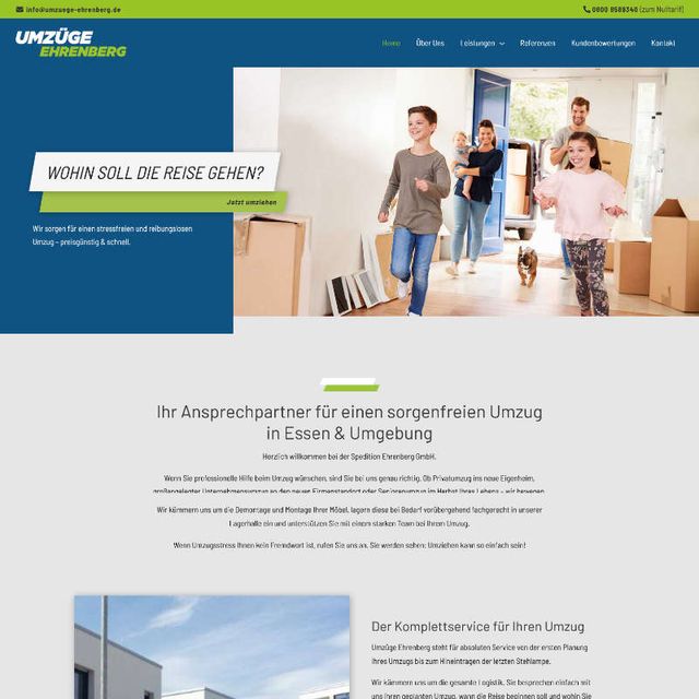 Top WordPress Website | Spedition Ehrenberg GmbH