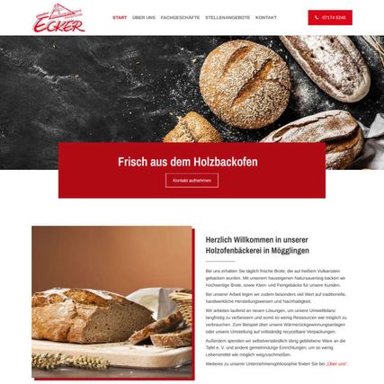 Top 5 Website | smartsite comfort | Holzofenbäckerei Ecker