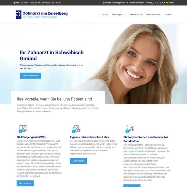 Top WordPress Website | Dr. med. dent. Björn Maack