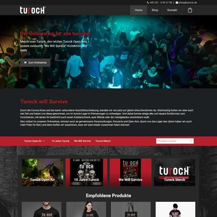 smartsite aktiv mit smartshop | turock – disco, live-club and lounge